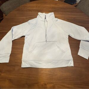 Danskin Light Blue Half-Zip “scuba” pullover- S